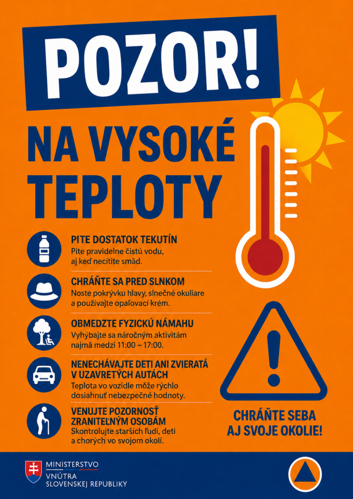 vysoké teploty