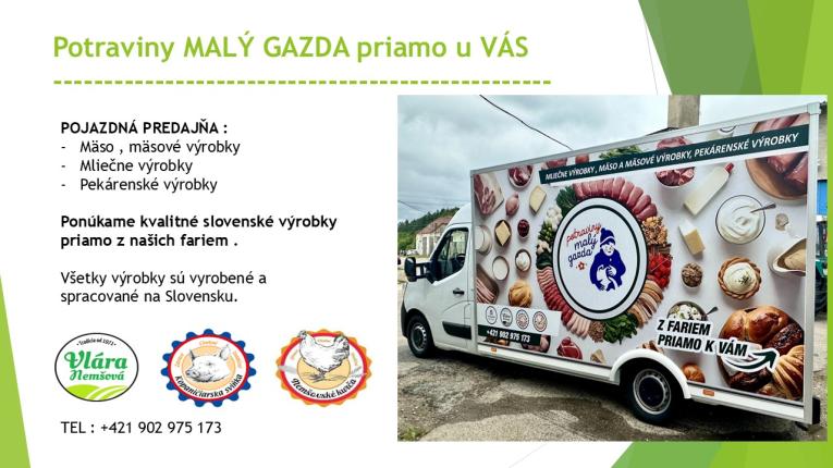 potraviny Malý gazda